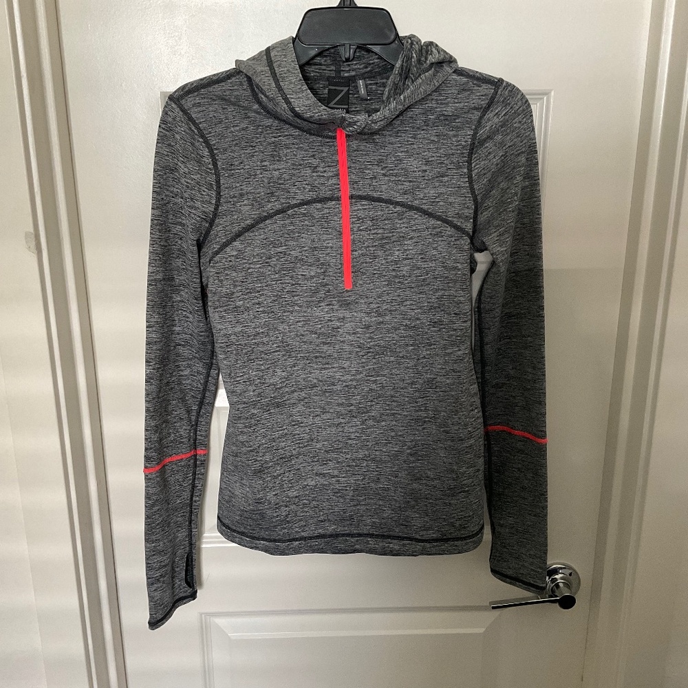 Zella Fleece Lined Hoodie - Heather Grey -‎ Size Small